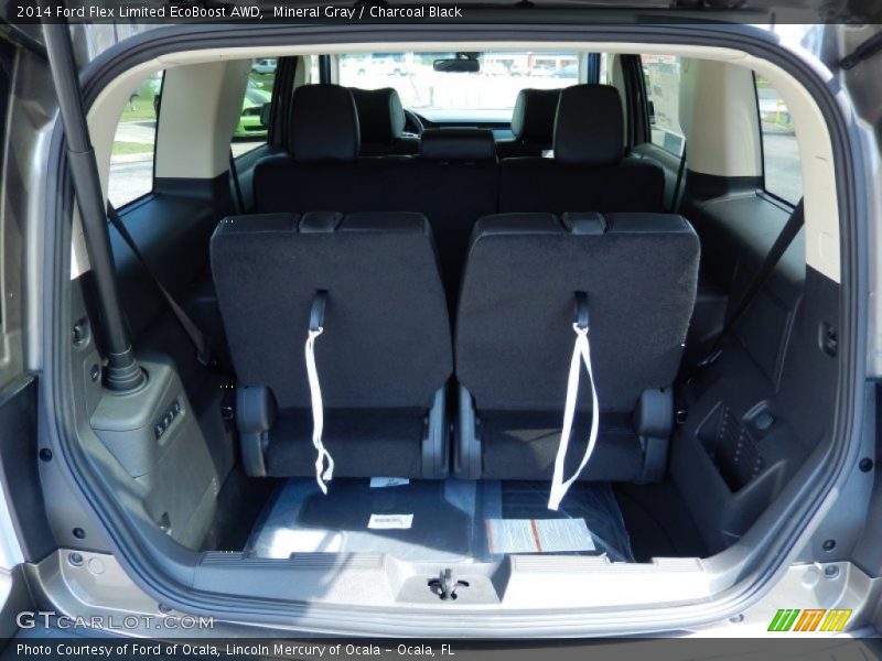 Mineral Gray / Charcoal Black 2014 Ford Flex Limited EcoBoost AWD