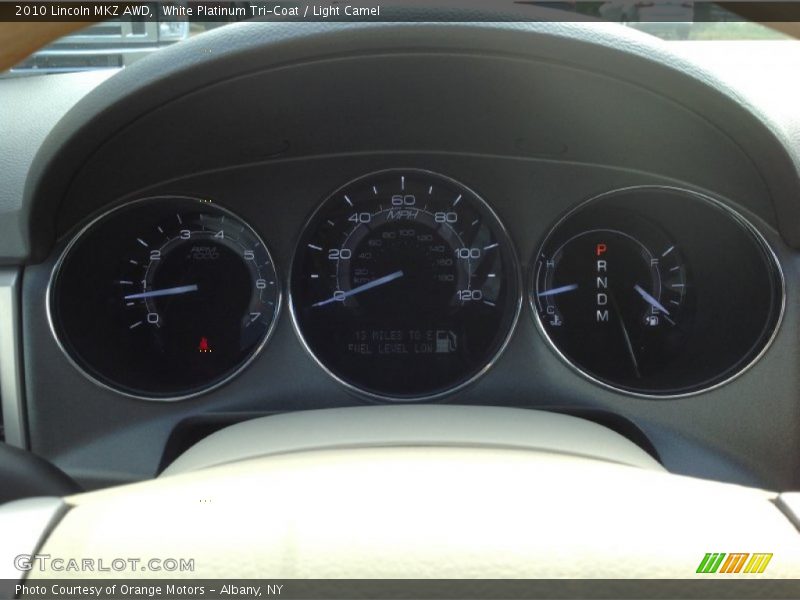 White Platinum Tri-Coat / Light Camel 2010 Lincoln MKZ AWD