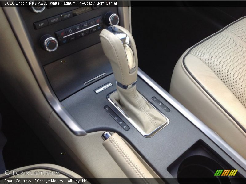 White Platinum Tri-Coat / Light Camel 2010 Lincoln MKZ AWD