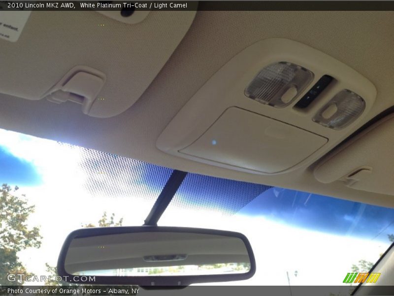 White Platinum Tri-Coat / Light Camel 2010 Lincoln MKZ AWD