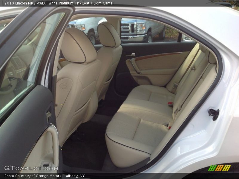 White Platinum Tri-Coat / Light Camel 2010 Lincoln MKZ AWD