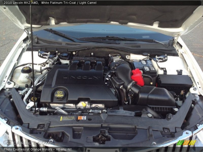 White Platinum Tri-Coat / Light Camel 2010 Lincoln MKZ AWD