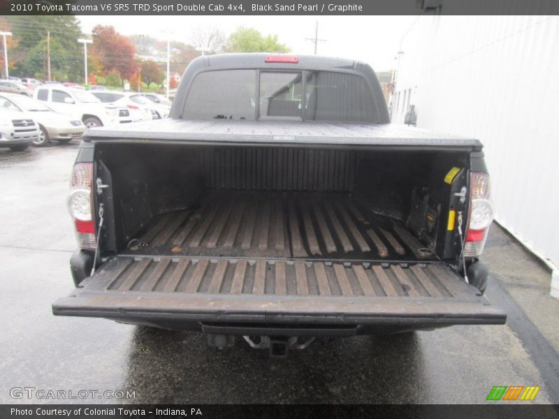 Black Sand Pearl / Graphite 2010 Toyota Tacoma V6 SR5 TRD Sport Double Cab 4x4