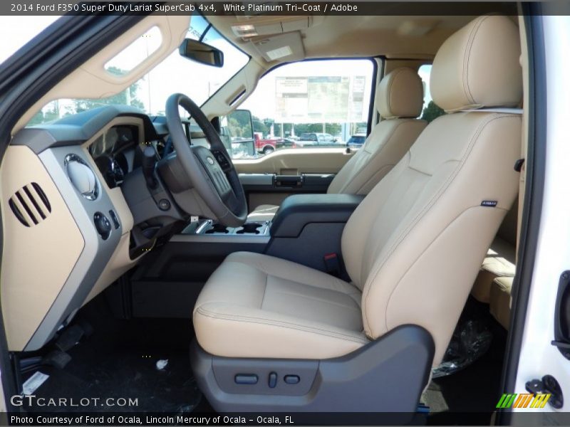 Front Seat of 2014 F350 Super Duty Lariat SuperCab 4x4