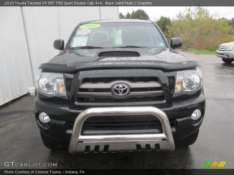 Black Sand Pearl / Graphite 2010 Toyota Tacoma V6 SR5 TRD Sport Double Cab 4x4