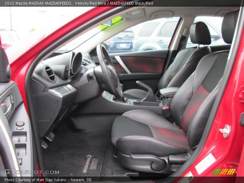 Front Seat of 2012 MAZDA3 MAZDASPEED3