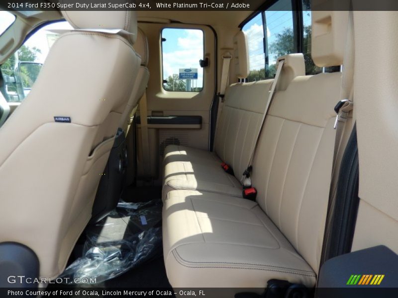 Rear Seat of 2014 F350 Super Duty Lariat SuperCab 4x4