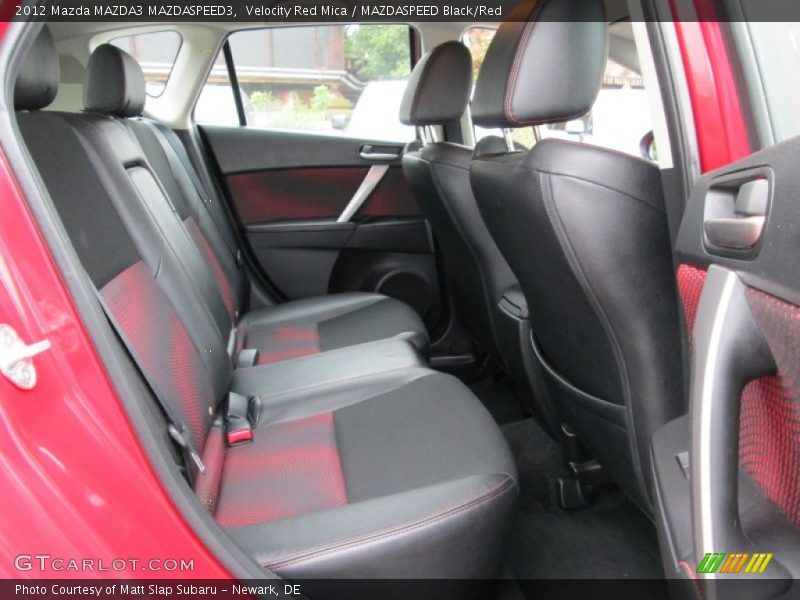 Rear Seat of 2012 MAZDA3 MAZDASPEED3