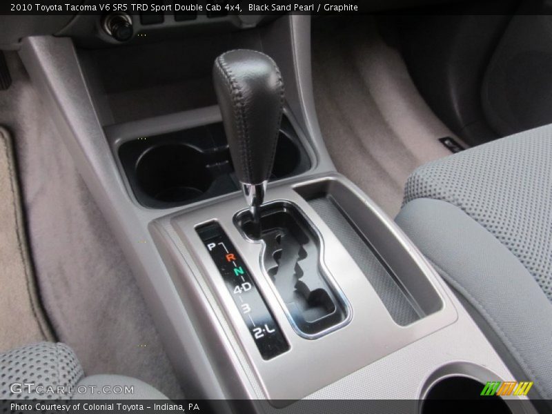 Black Sand Pearl / Graphite 2010 Toyota Tacoma V6 SR5 TRD Sport Double Cab 4x4