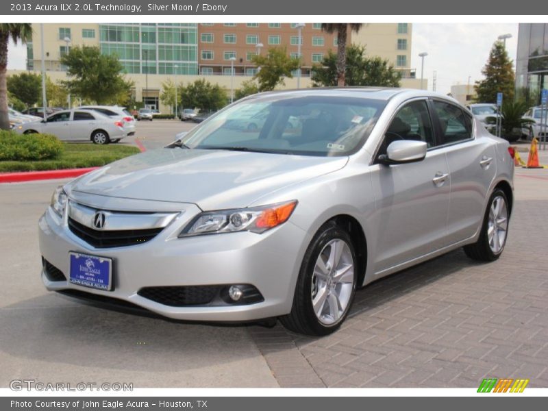 Silver Moon / Ebony 2013 Acura ILX 2.0L Technology