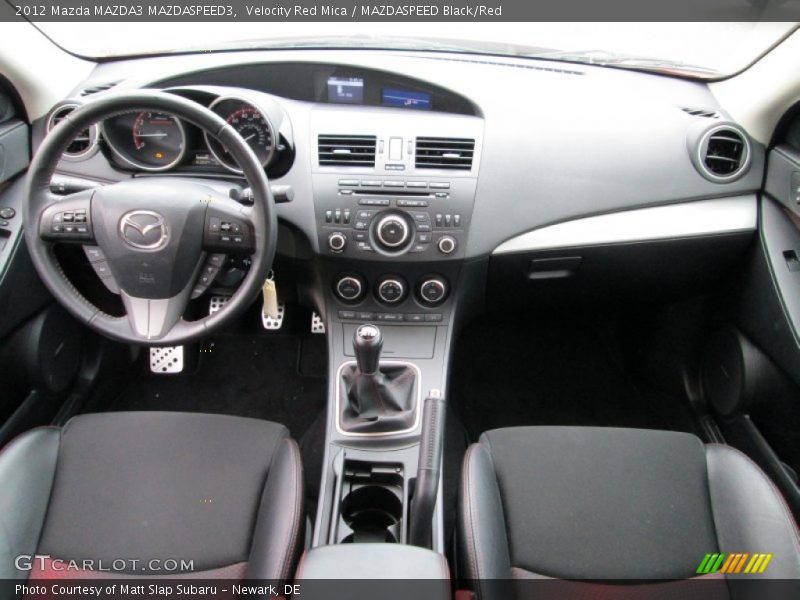 Dashboard of 2012 MAZDA3 MAZDASPEED3