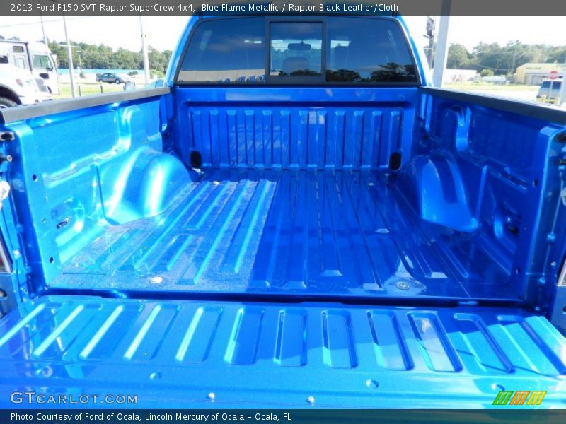 Blue Flame Metallic / Raptor Black Leather/Cloth 2013 Ford F150 SVT Raptor SuperCrew 4x4