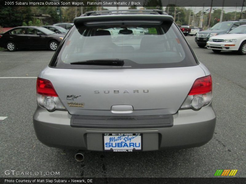 Platinum Silver Metallic / Black 2005 Subaru Impreza Outback Sport Wagon