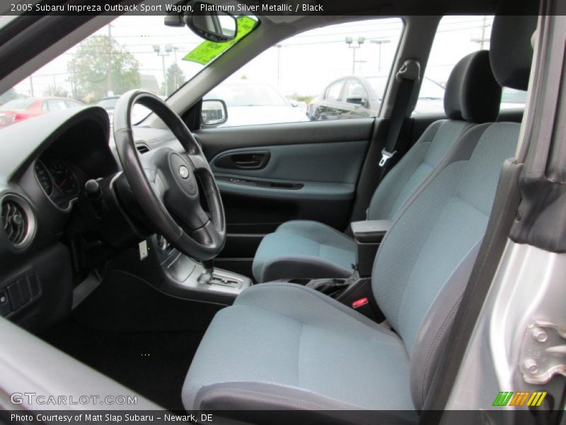  2005 Impreza Outback Sport Wagon Black Interior