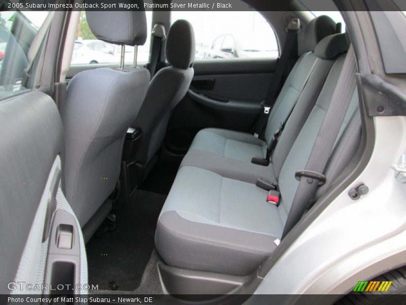 Rear Seat of 2005 Impreza Outback Sport Wagon