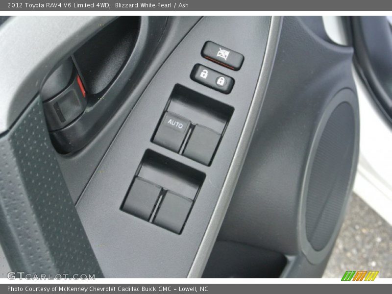 Blizzard White Pearl / Ash 2012 Toyota RAV4 V6 Limited 4WD
