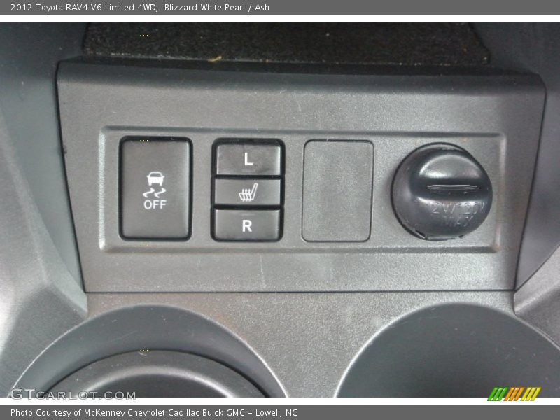 Blizzard White Pearl / Ash 2012 Toyota RAV4 V6 Limited 4WD
