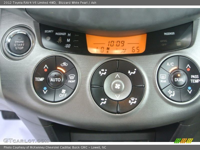 Blizzard White Pearl / Ash 2012 Toyota RAV4 V6 Limited 4WD