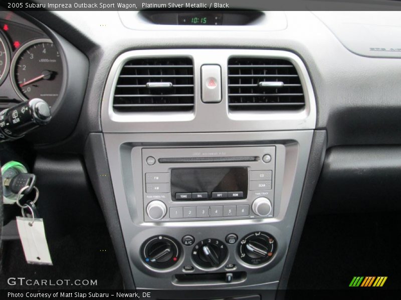 Audio System of 2005 Impreza Outback Sport Wagon