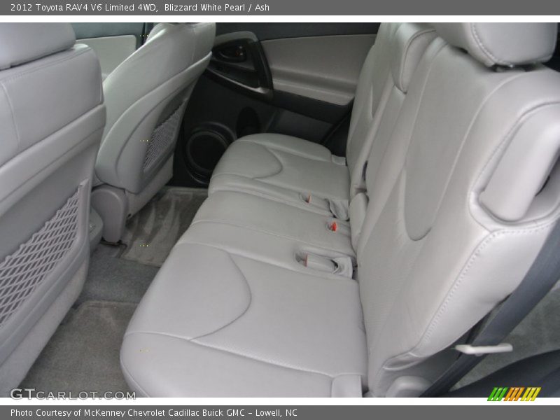 Blizzard White Pearl / Ash 2012 Toyota RAV4 V6 Limited 4WD