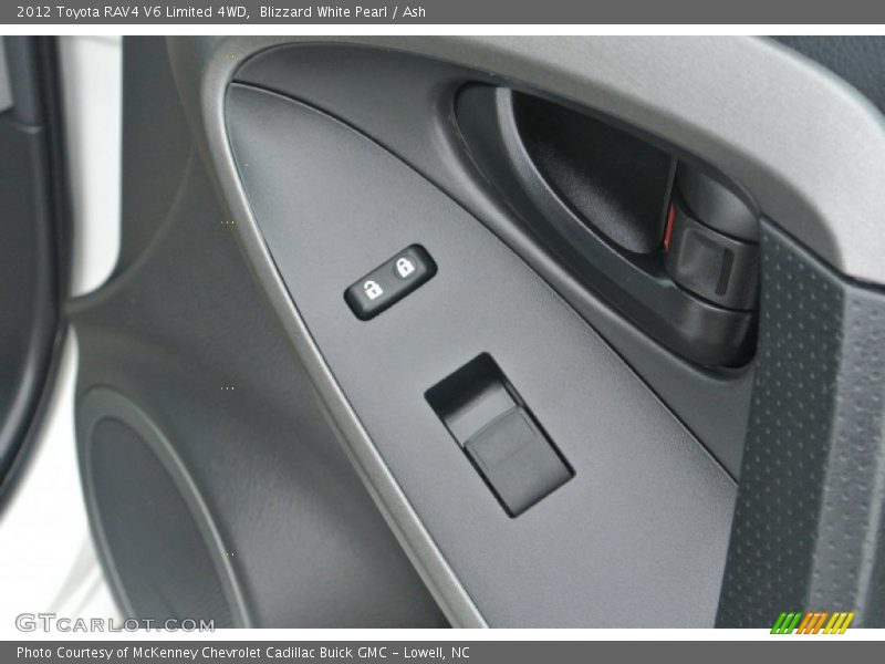 Blizzard White Pearl / Ash 2012 Toyota RAV4 V6 Limited 4WD