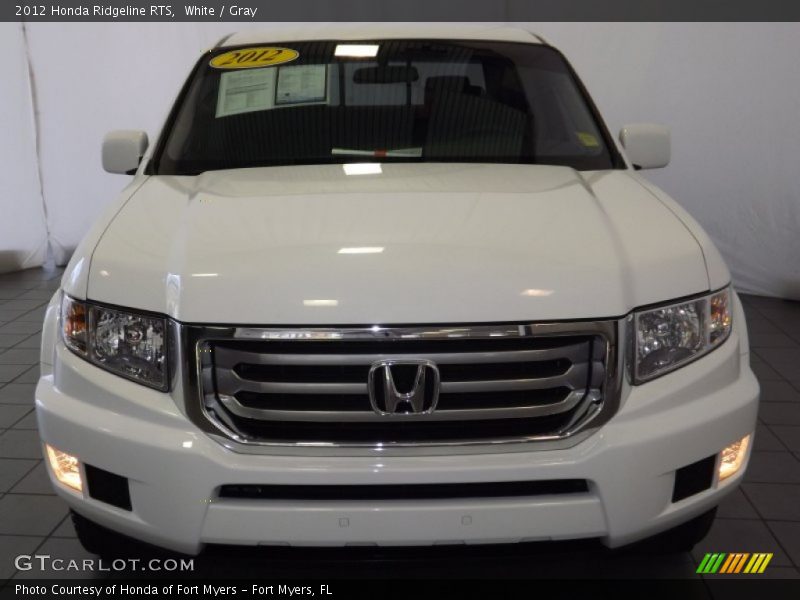 White / Gray 2012 Honda Ridgeline RTS