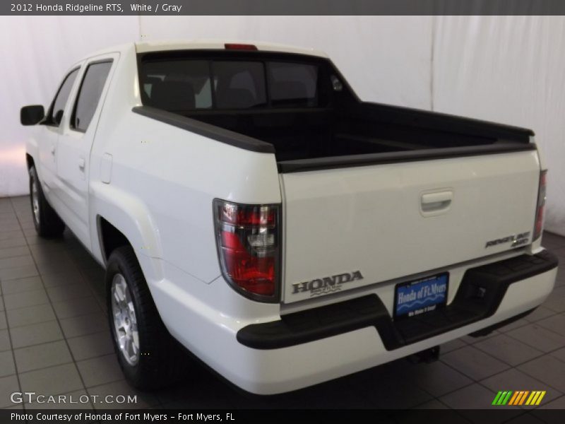 White / Gray 2012 Honda Ridgeline RTS