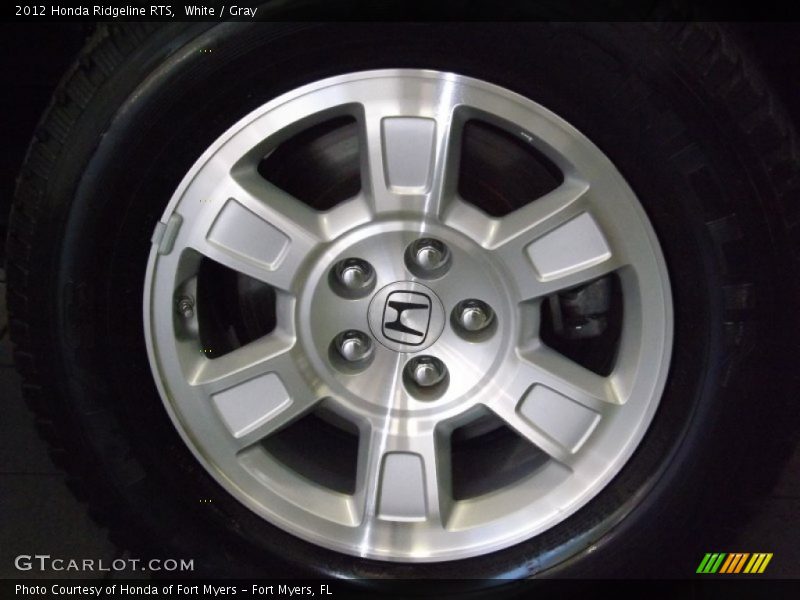 White / Gray 2012 Honda Ridgeline RTS