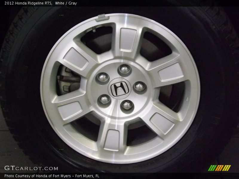 White / Gray 2012 Honda Ridgeline RTS