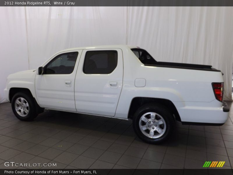 White / Gray 2012 Honda Ridgeline RTS