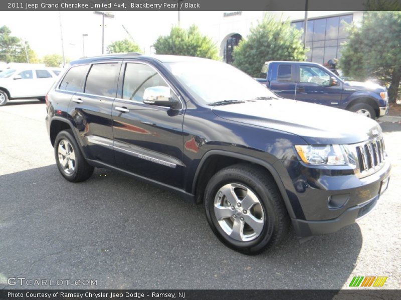 Blackberry Pearl / Black 2011 Jeep Grand Cherokee Limited 4x4
