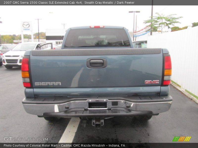 Stealth Gray Metallic / Dark Pewter 2007 GMC Sierra 1500 Classic SLE Extended Cab 4x4