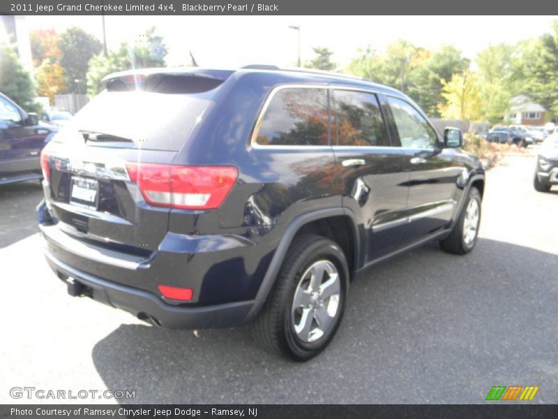 Blackberry Pearl / Black 2011 Jeep Grand Cherokee Limited 4x4
