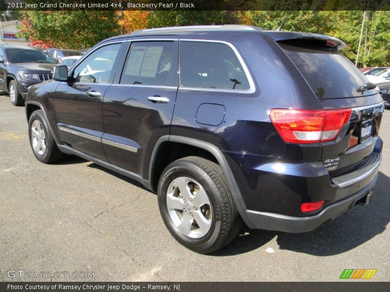 Blackberry Pearl / Black 2011 Jeep Grand Cherokee Limited 4x4