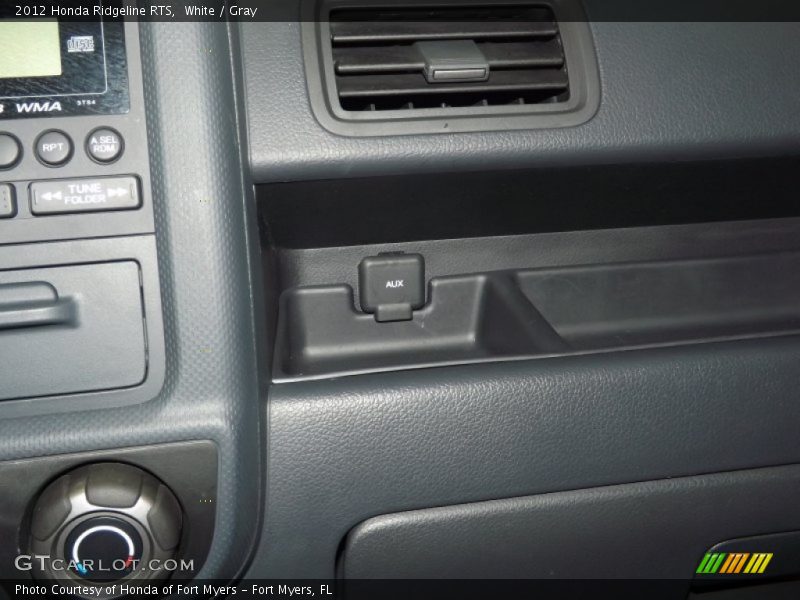 White / Gray 2012 Honda Ridgeline RTS