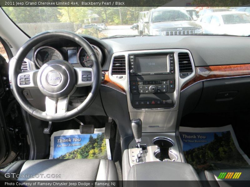 Blackberry Pearl / Black 2011 Jeep Grand Cherokee Limited 4x4