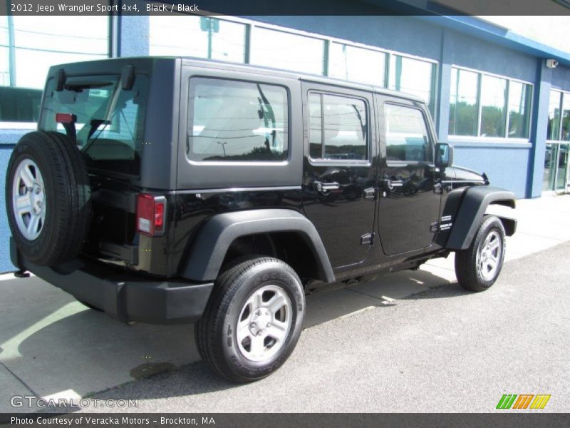 Black / Black 2012 Jeep Wrangler Sport 4x4