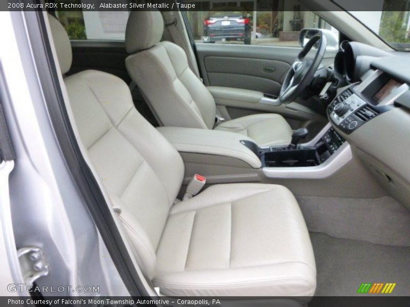 Alabaster Silver Metallic / Taupe 2008 Acura RDX Technology