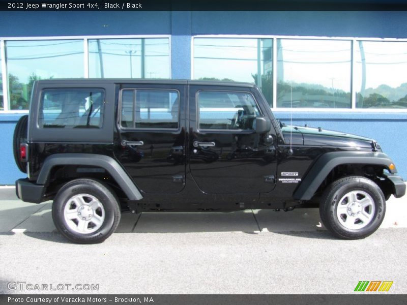 Black / Black 2012 Jeep Wrangler Sport 4x4
