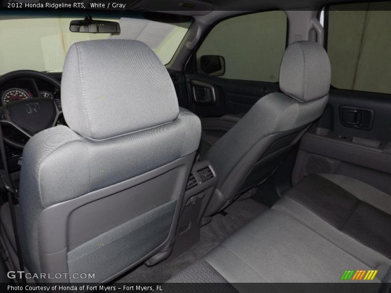 White / Gray 2012 Honda Ridgeline RTS