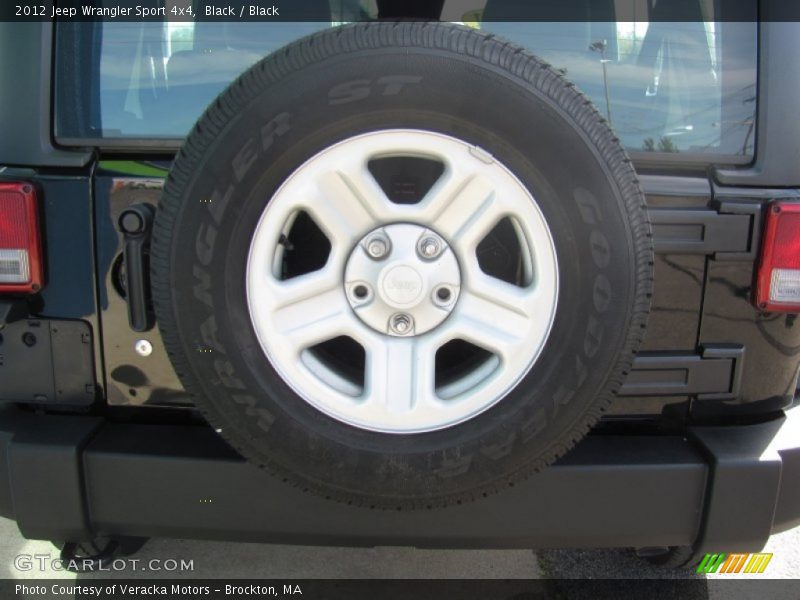 Black / Black 2012 Jeep Wrangler Sport 4x4