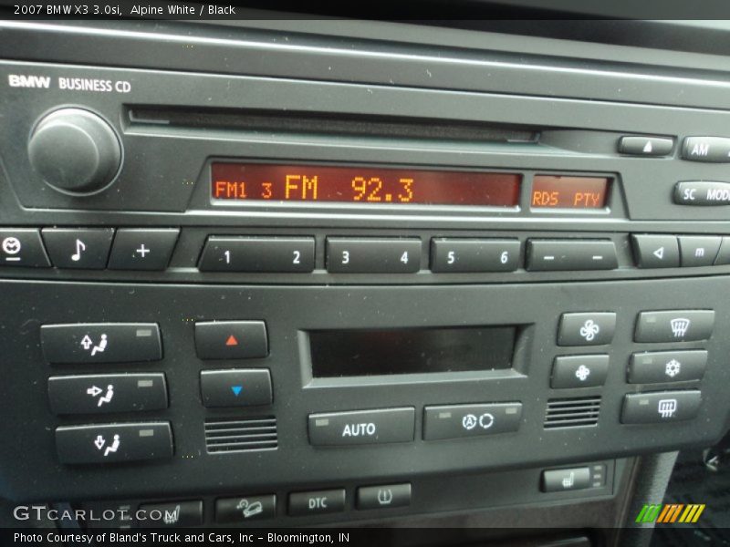 Alpine White / Black 2007 BMW X3 3.0si