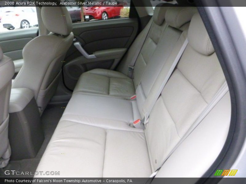 Alabaster Silver Metallic / Taupe 2008 Acura RDX Technology