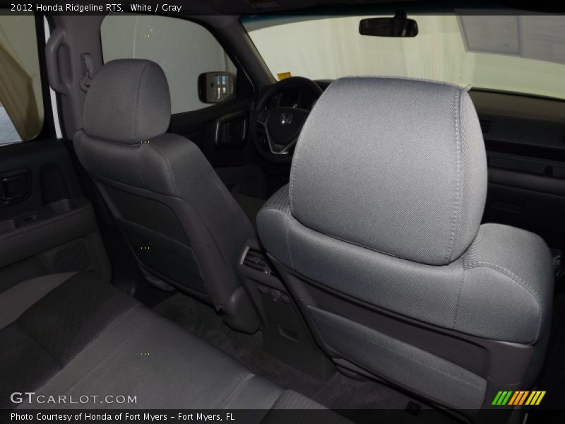 White / Gray 2012 Honda Ridgeline RTS