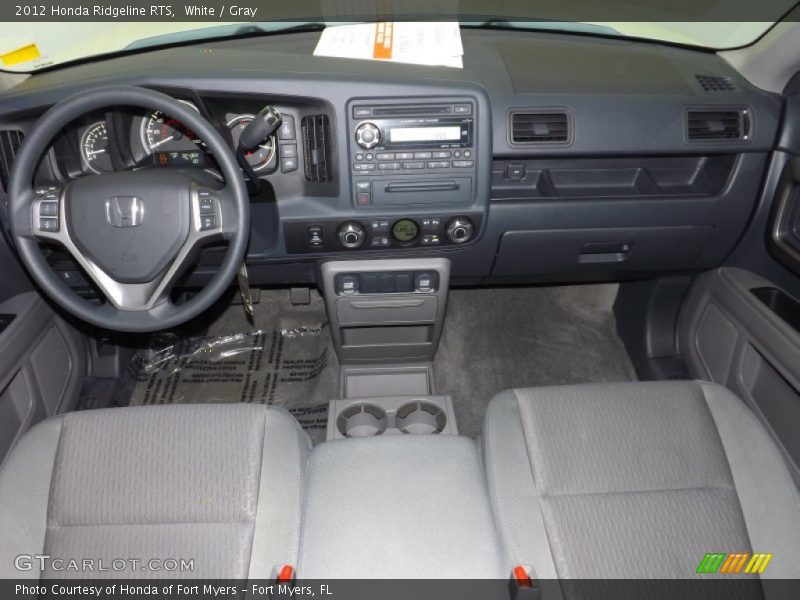 White / Gray 2012 Honda Ridgeline RTS
