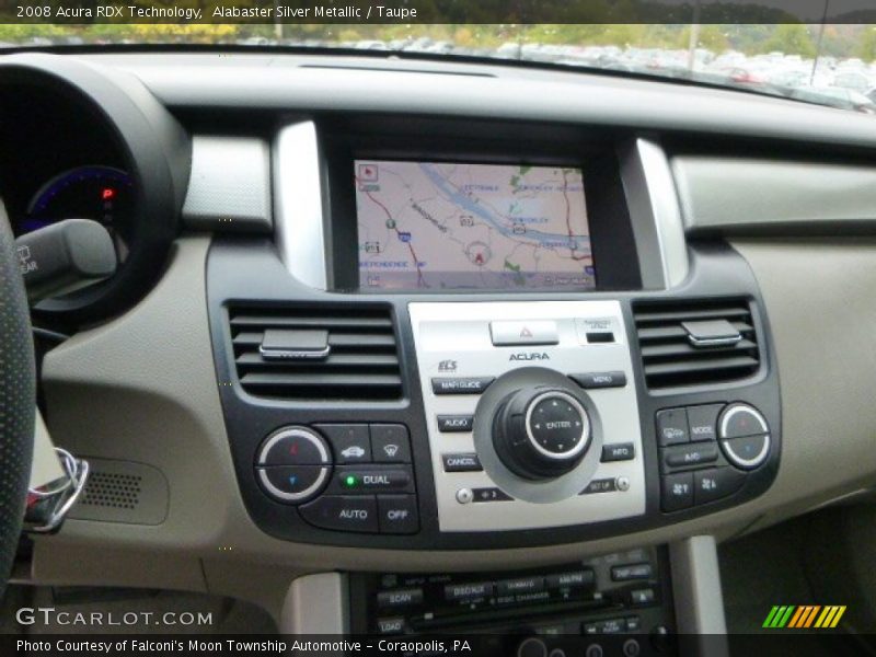 Alabaster Silver Metallic / Taupe 2008 Acura RDX Technology