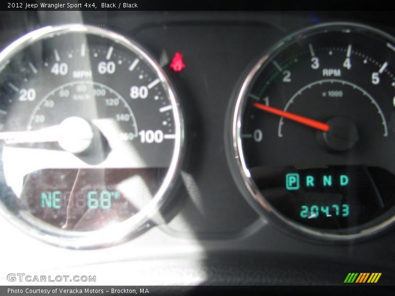 Black / Black 2012 Jeep Wrangler Sport 4x4