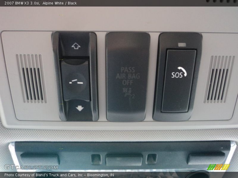 Alpine White / Black 2007 BMW X3 3.0si