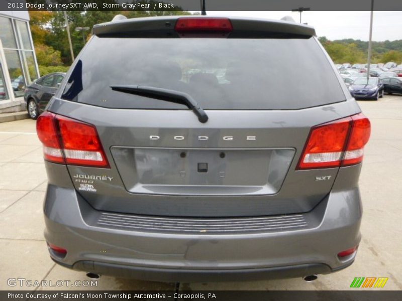 Storm Gray Pearl / Black 2013 Dodge Journey SXT AWD