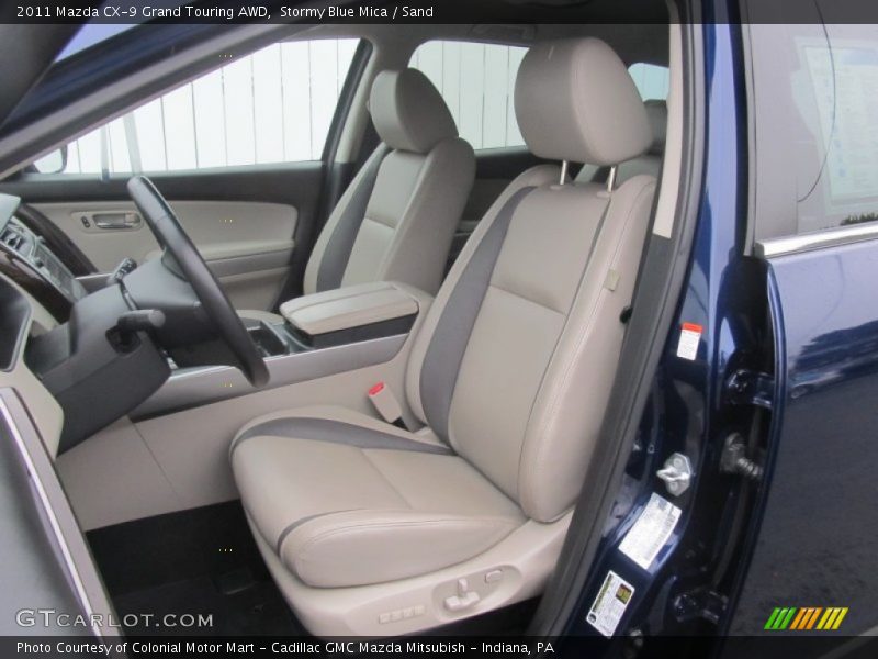 Front Seat of 2011 CX-9 Grand Touring AWD